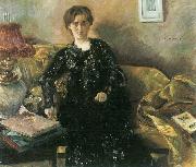 Lovis Corinth Portrait Frau Korfiz Holm oil painting
